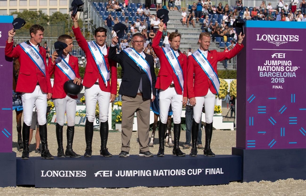 Longines FEI Jumping Nations Cup Final equestrain event in Barcelona